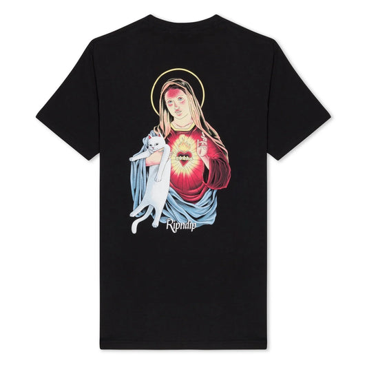 T-SHIRT MOTHER MARY BLACK