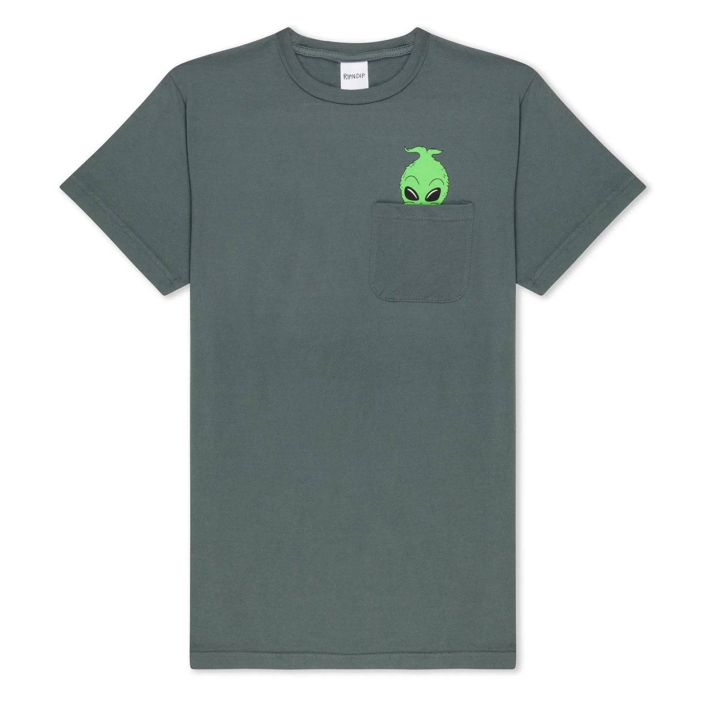 Bah Humbug Pocket Tee (Charcoal) - Camiseta