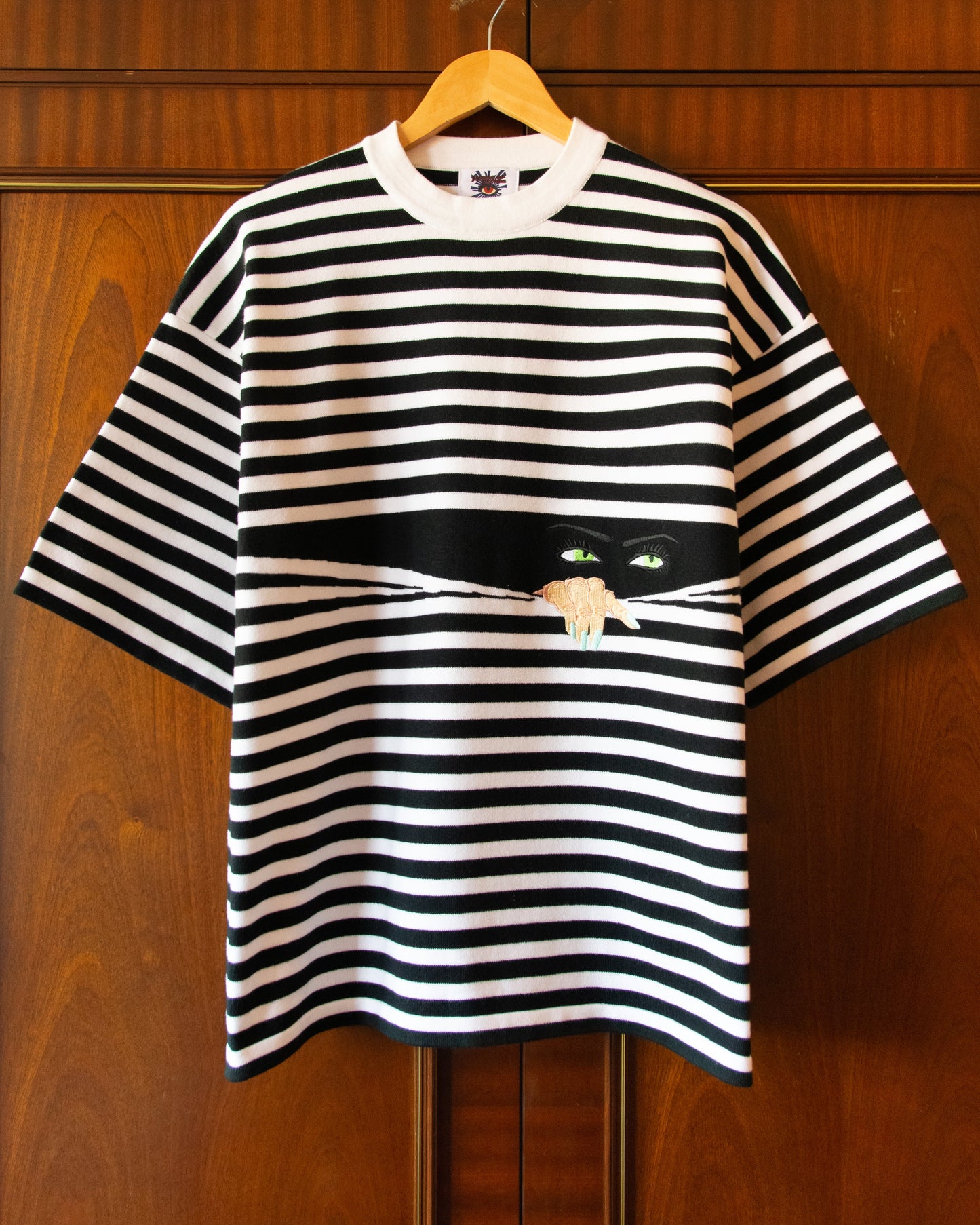 T-SHIRT PEEPING KNIT