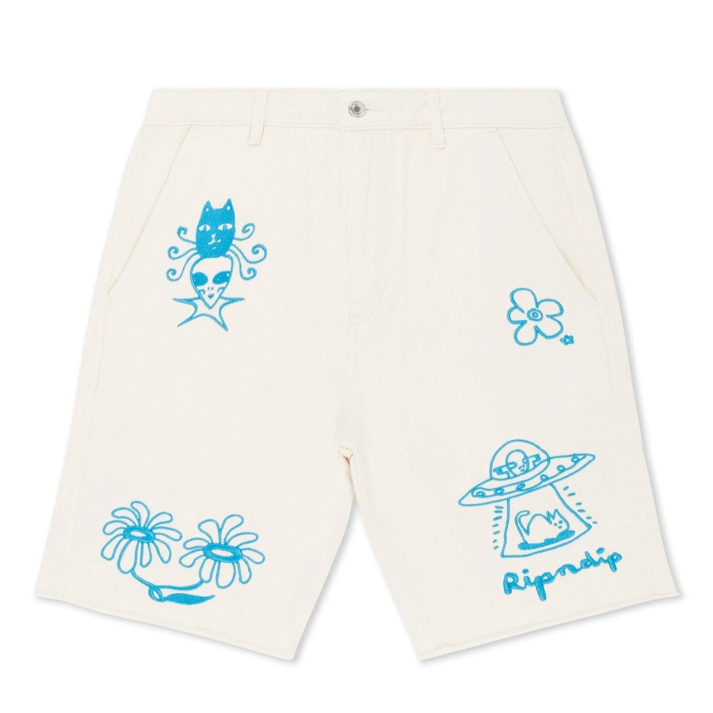 SHORTS BLONDED DENIM