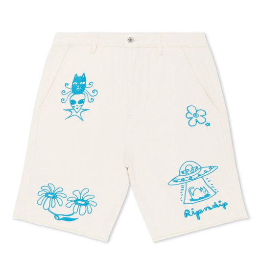 SHORTS BLONDED DENIM