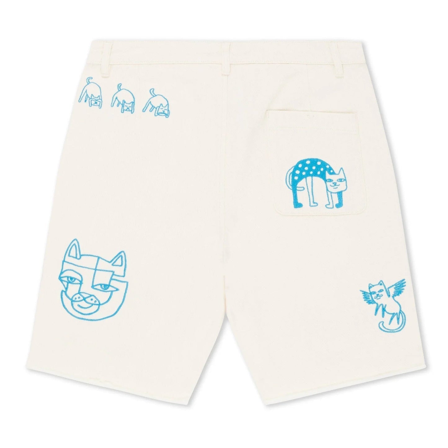 SHORTS BLONDED DENIM