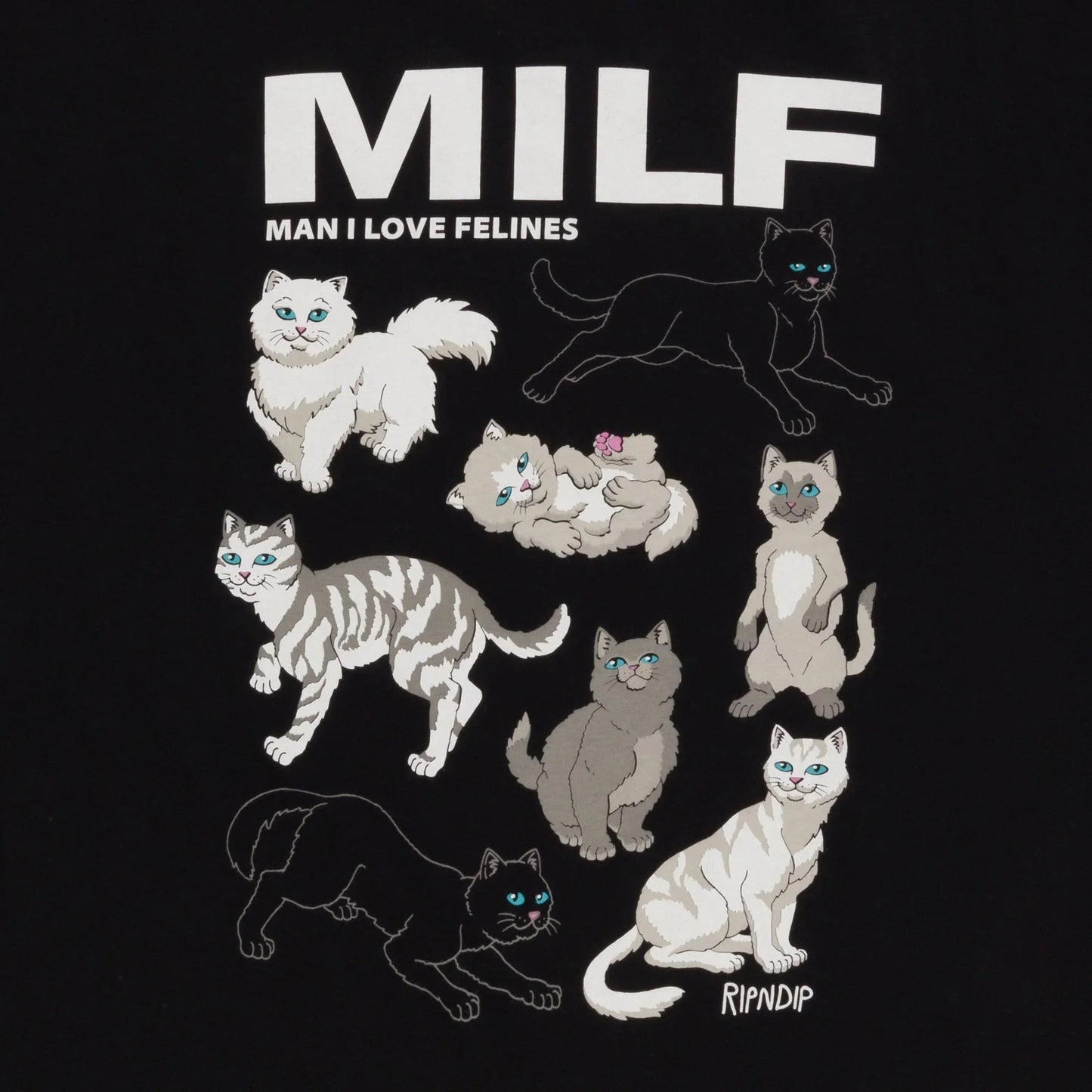 TEE FELINE BLACKOUT