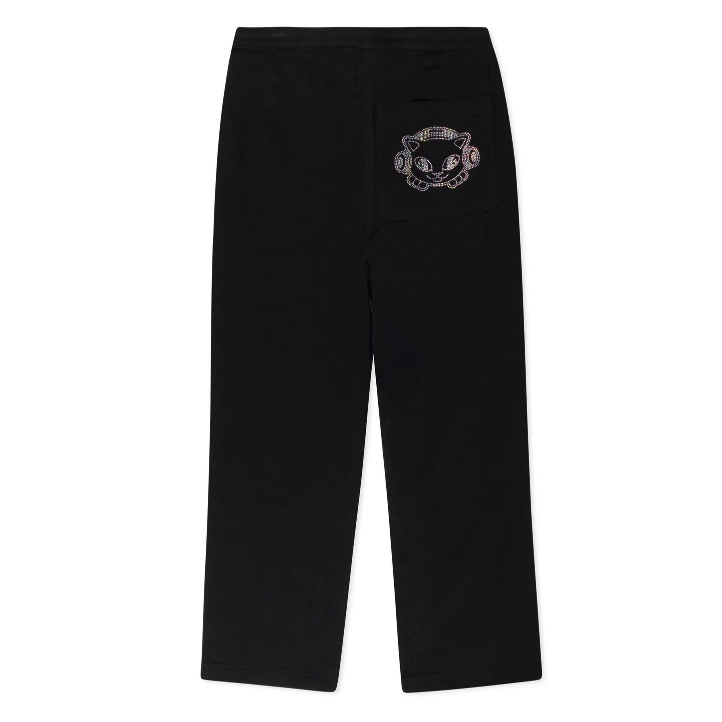 Kawaii Nerm Wide Leg Pants (Black) - Calça