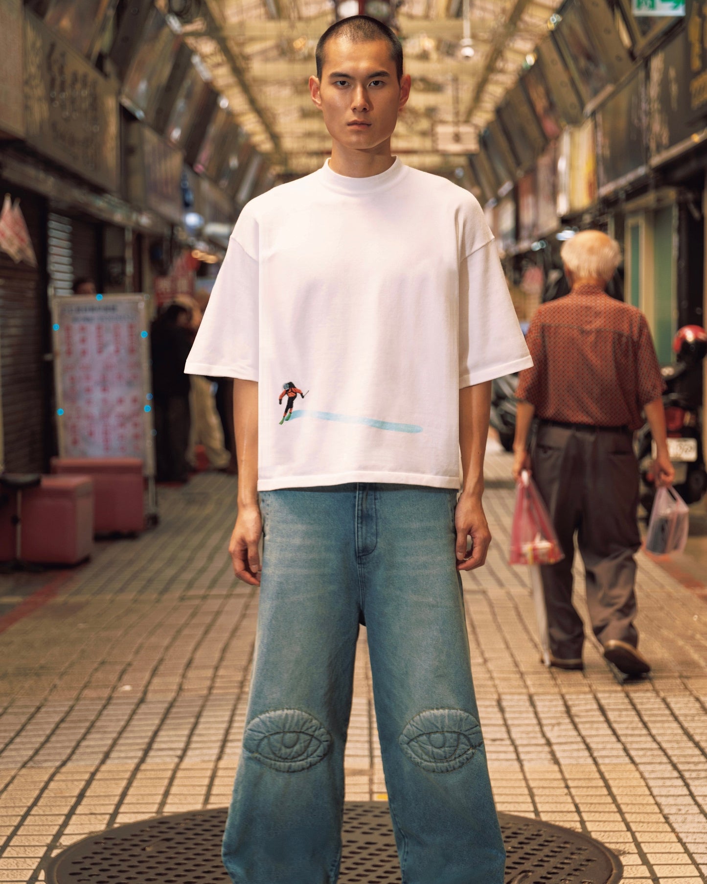 KNITTED SKIER TEE