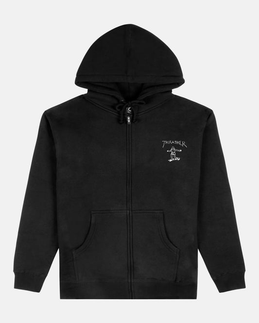 HOODIE GONZ ZIP BLACK