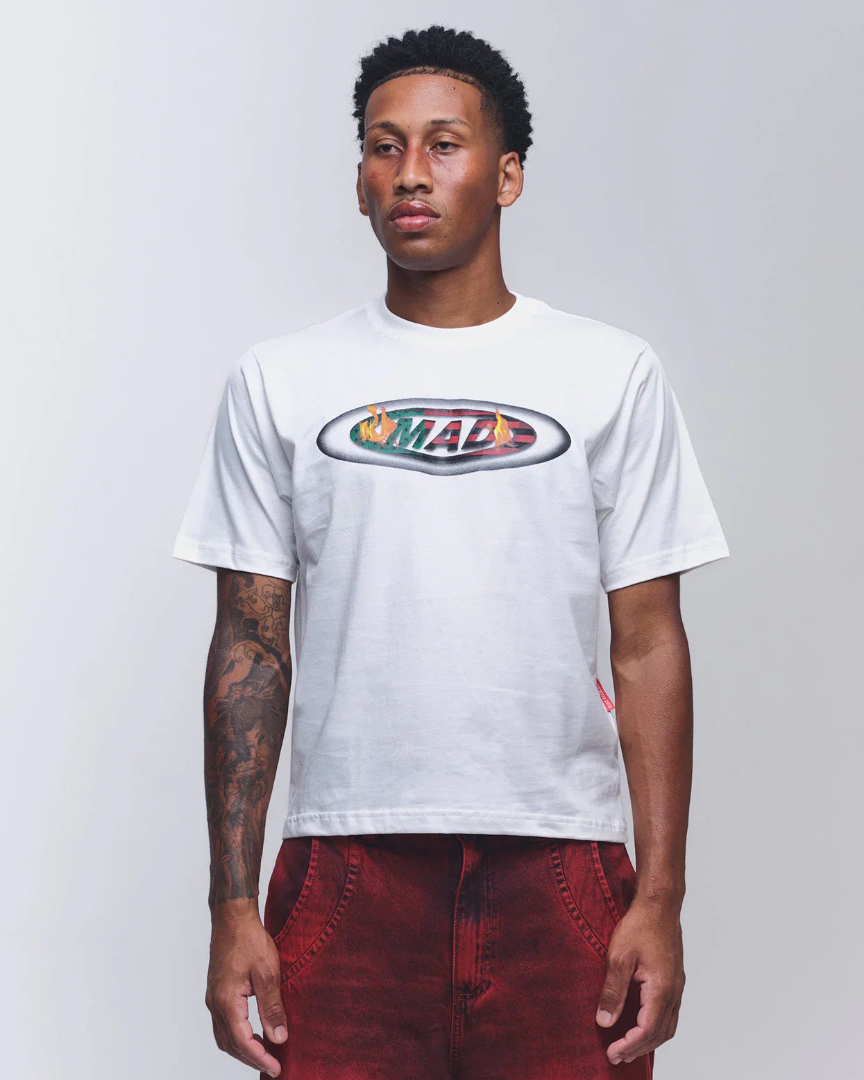 CAMISETA MAD LOGO 125 OFF WHITE
