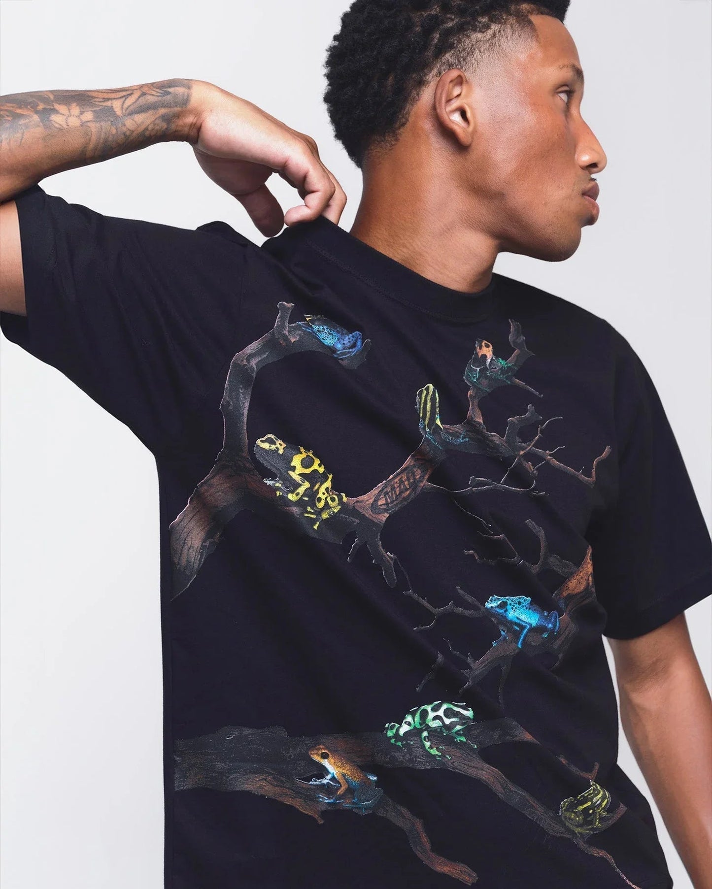 T-SHIRT AMPHIBIAN BLACK