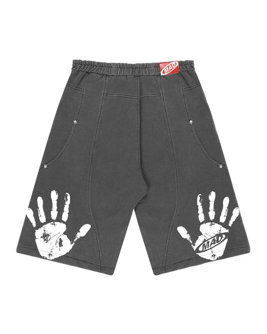 BERMUDA MOLETINHO DOUBLE HAND BLACK