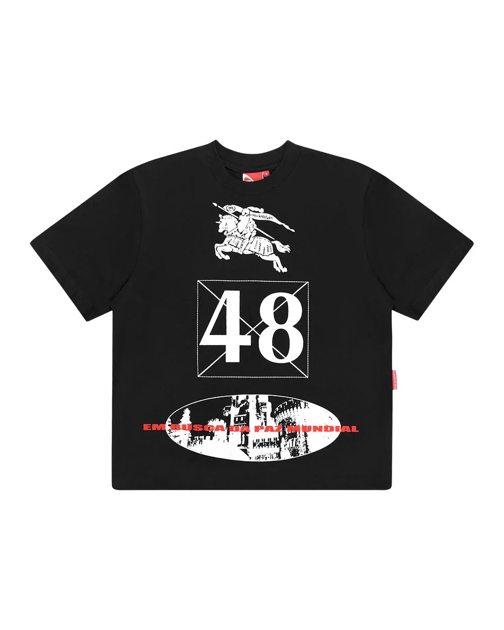 T-SHIRT SEEKING PEACE BLACK