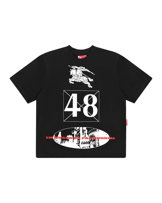 T-SHIRT SEEKING PEACE BLACK