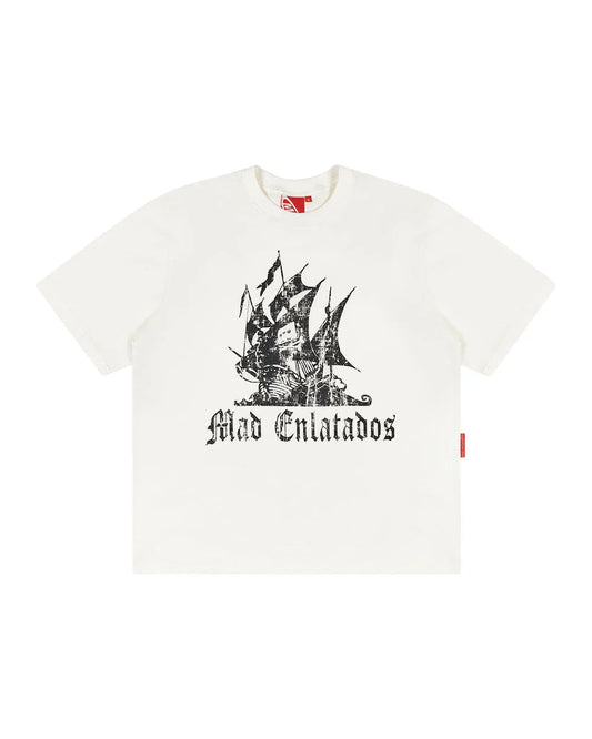 T-SHIRT PIRATE SHIP OFF WHITE
