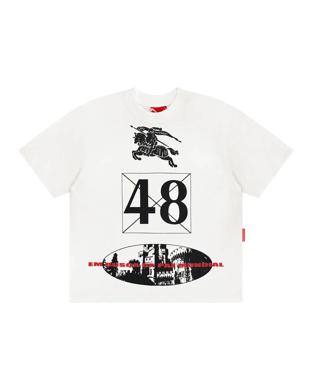 T-SHIRT PEACE SEEKER OFF WHITE