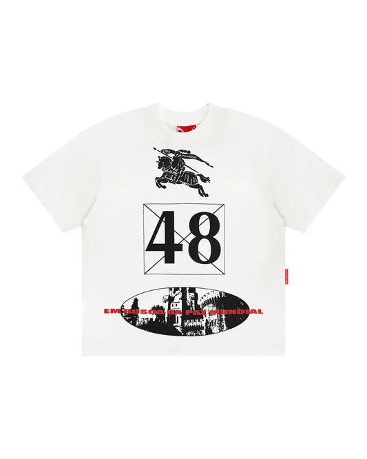 T-SHIRT PEACE SEEKER OFF WHITE