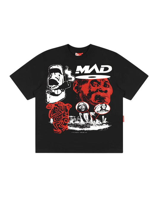 T-SHIRT STONE HAND BLACK