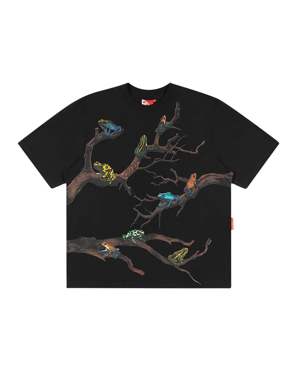 T-SHIRT AMPHIBIAN BLACK