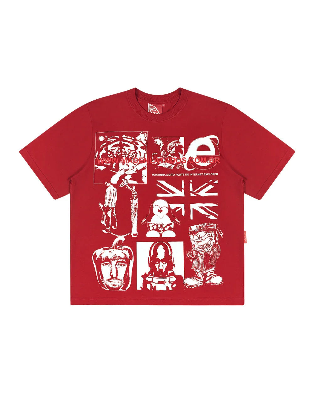 T-SHIRT DARK WEB RED