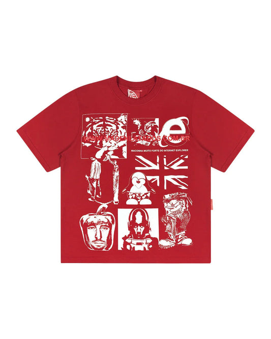 T-SHIRT DARK WEB RED