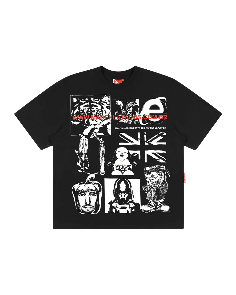 CAMISETA INTERNET PRETA
