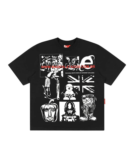 CAMISETA INTERNET PRETA