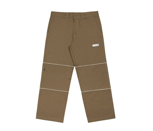 CALÇA TWILL MINIMAL BROWN
