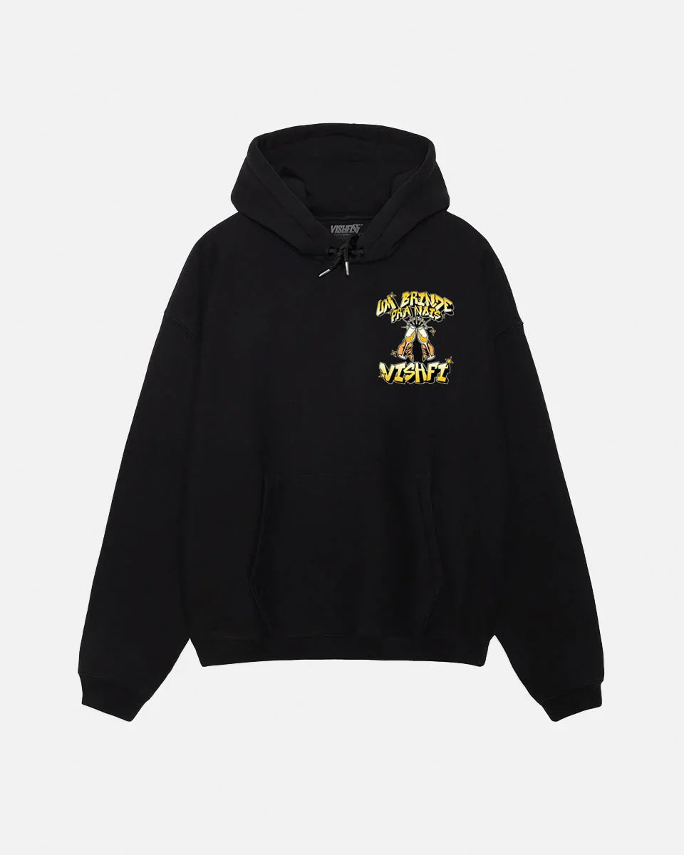 Moletom Um Brinde Pra Nois Preto