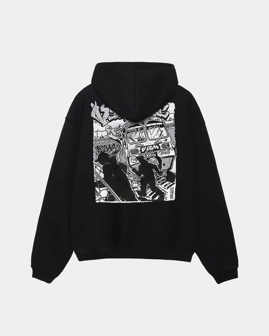 HOODIE TRAIN BLACK