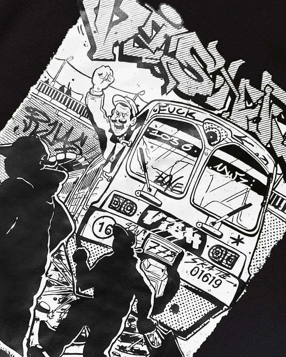 HOODIE TRAIN BLACK