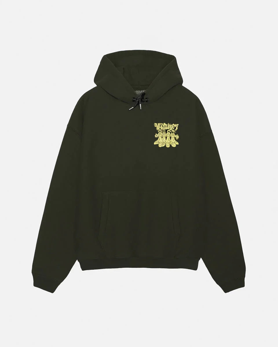 HOODIE VISHBOYZ OLIVE
