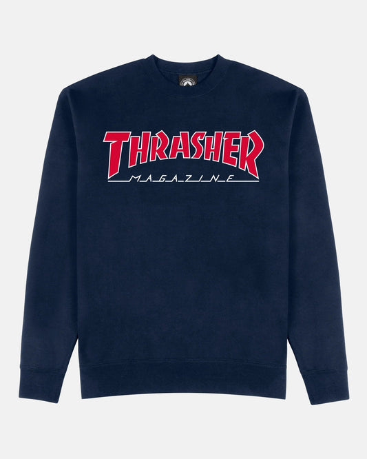 CREWNECK OUTLINE DARK NAVY