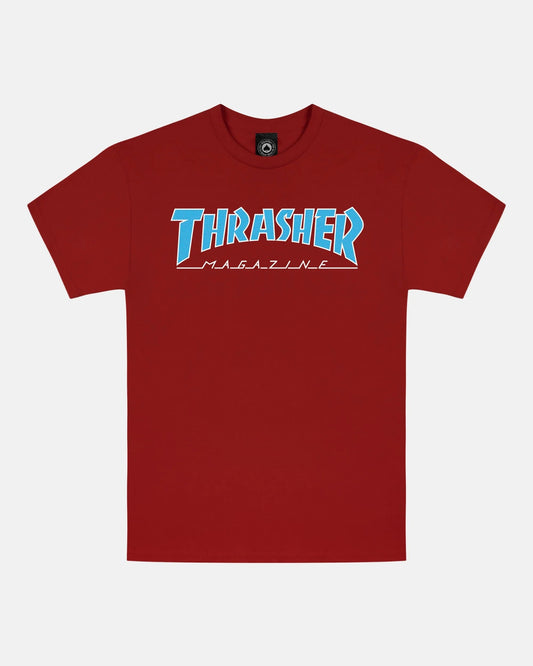 TSHIRT OUTLINED RED