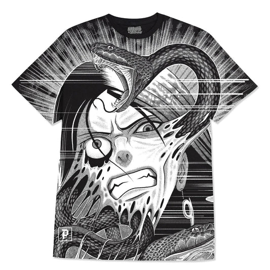 T-SHIRT SNAKE WASHED PRINT