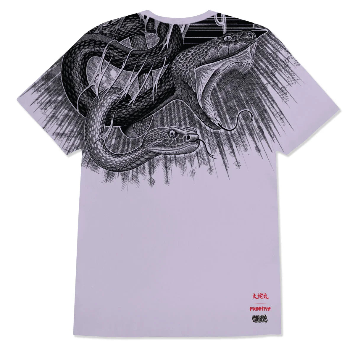 T-SHIRT SNAKE WASHED PRINT