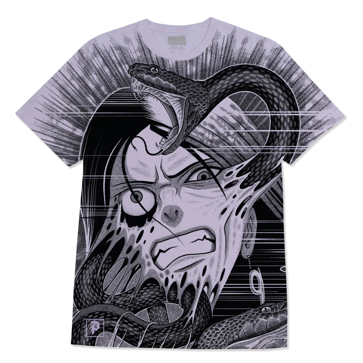 T-SHIRT SNAKE WASHED PRINT