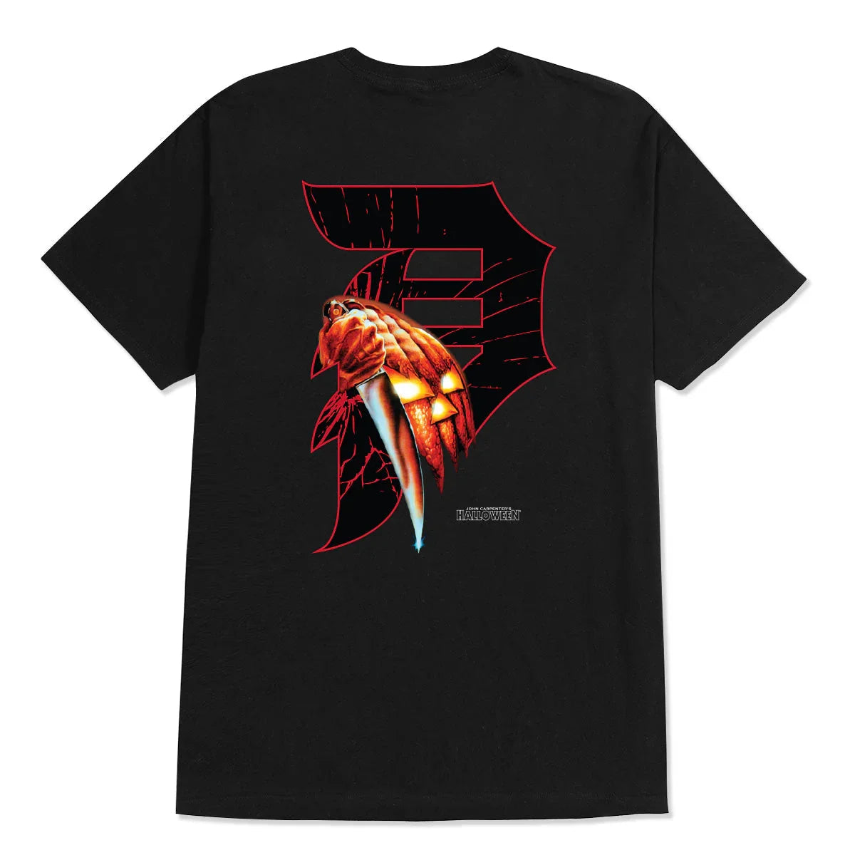 T-SHIRT SLASHED P BLACK