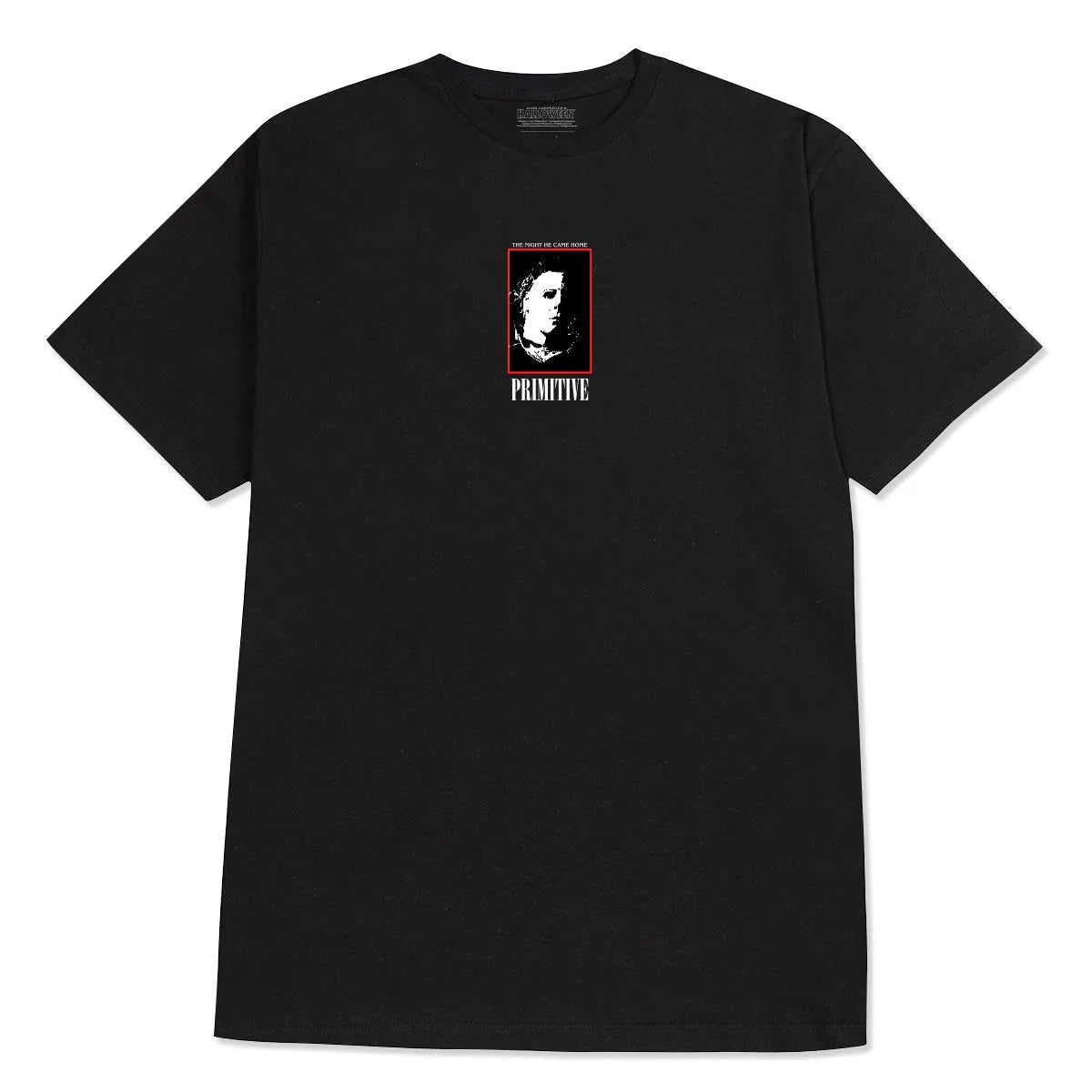 T-SHIRT SLASHED P BLACK