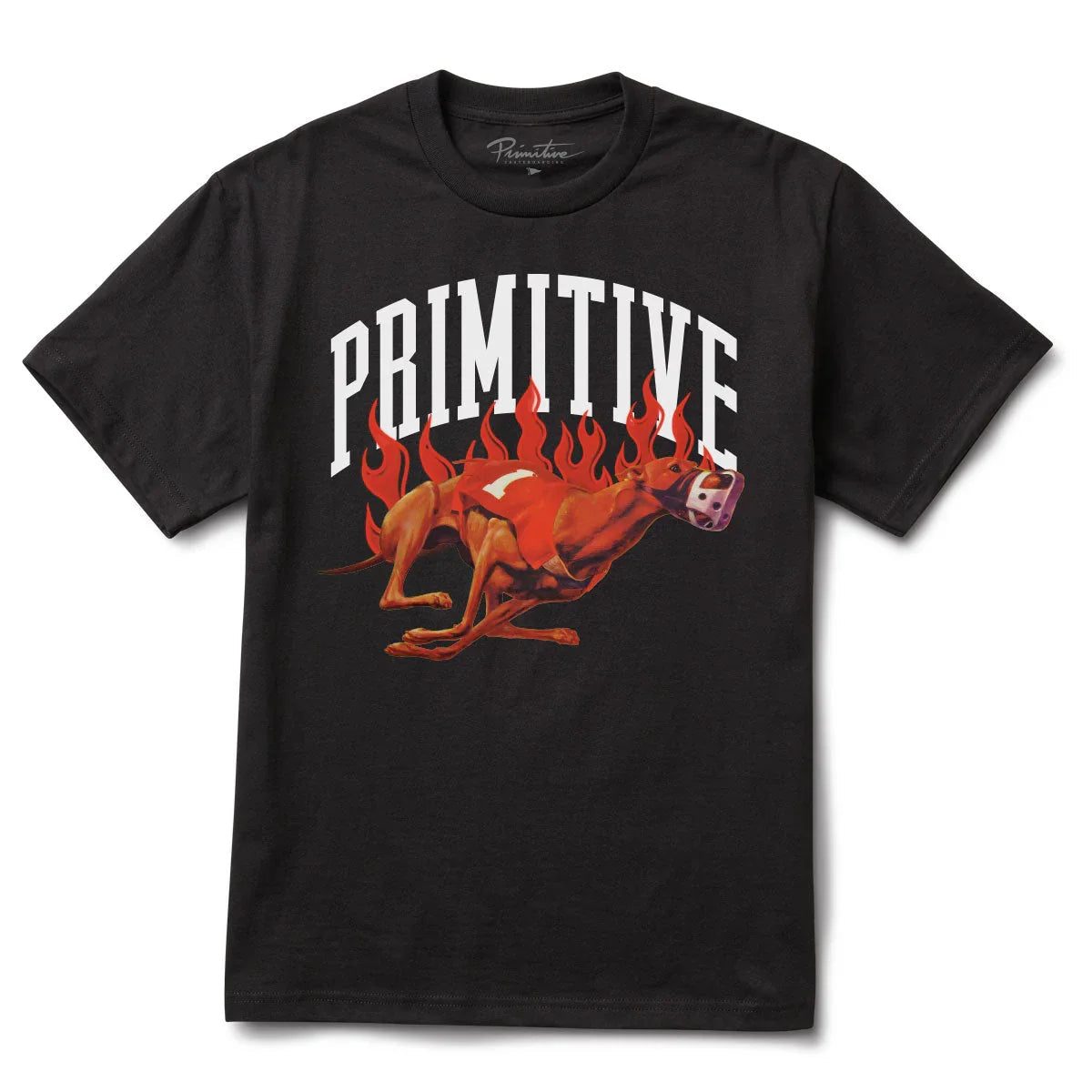 T-SHIRT HOUND BLACK