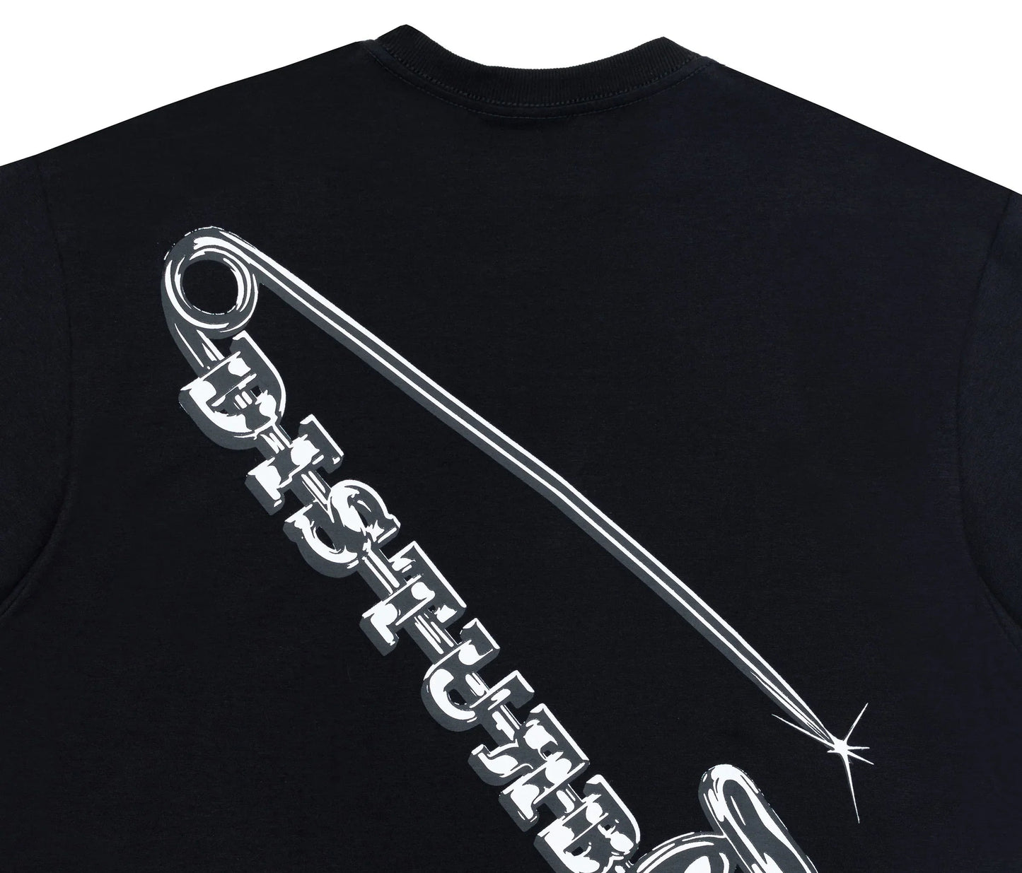 T-SHIRT SAFETY PIN BLACK