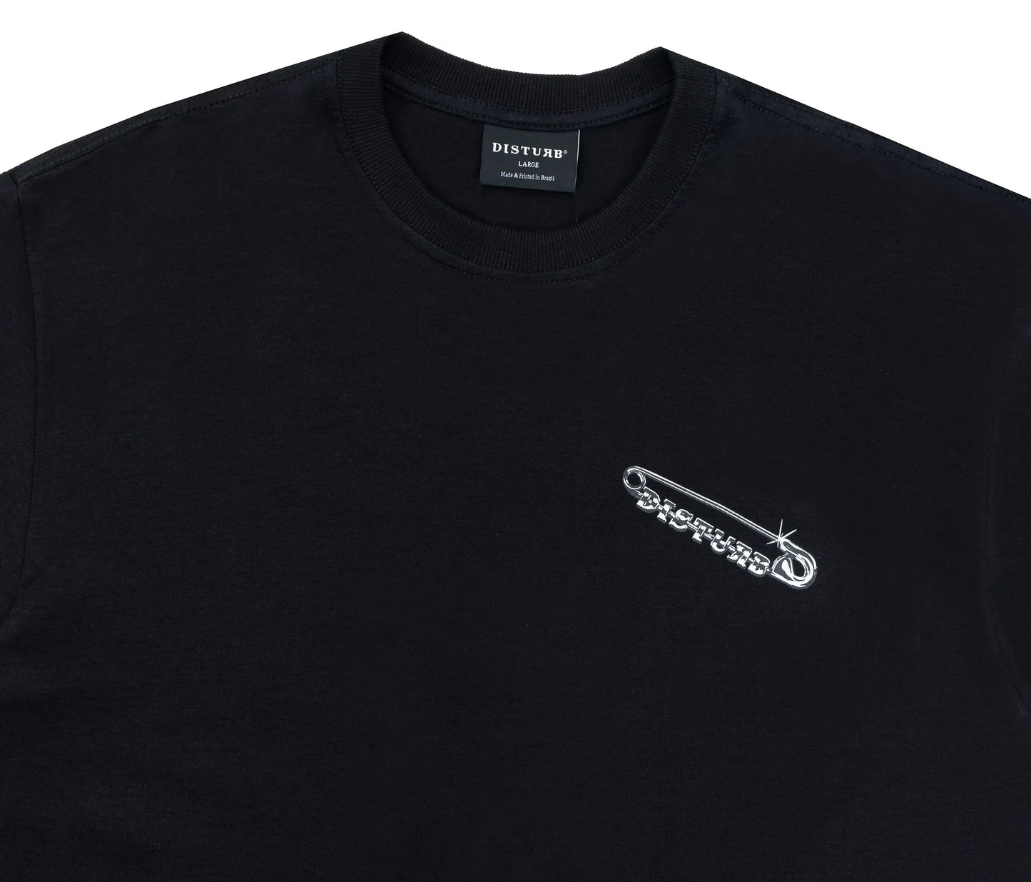 T-SHIRT SAFETY PIN BLACK