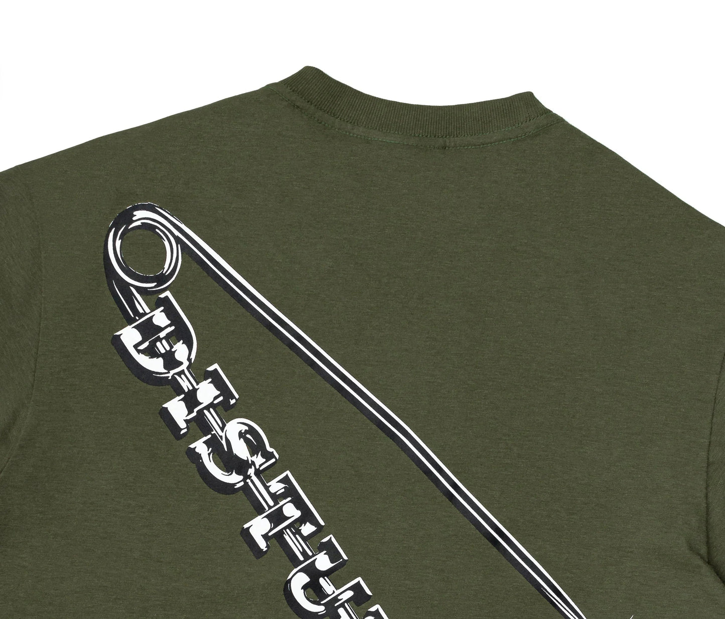 T-SHIRT SAFETY PIN DARK GREEN