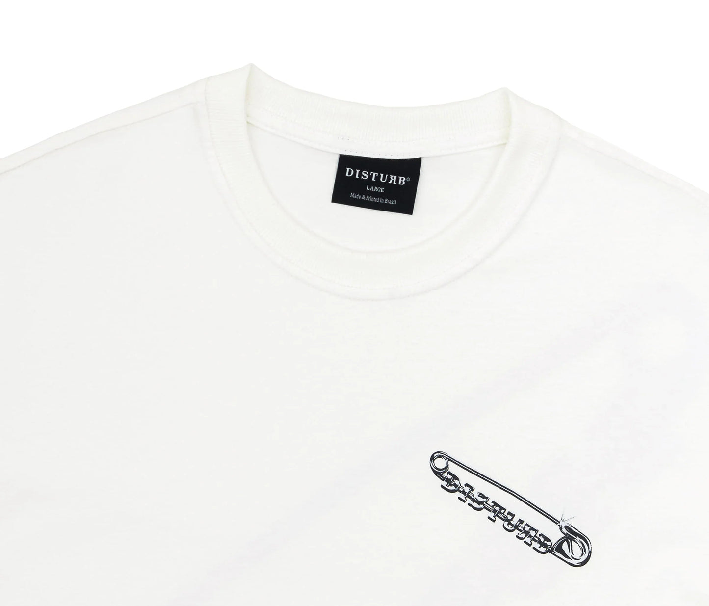 T-SHIRT SAFETY PIN OFF-WHITE