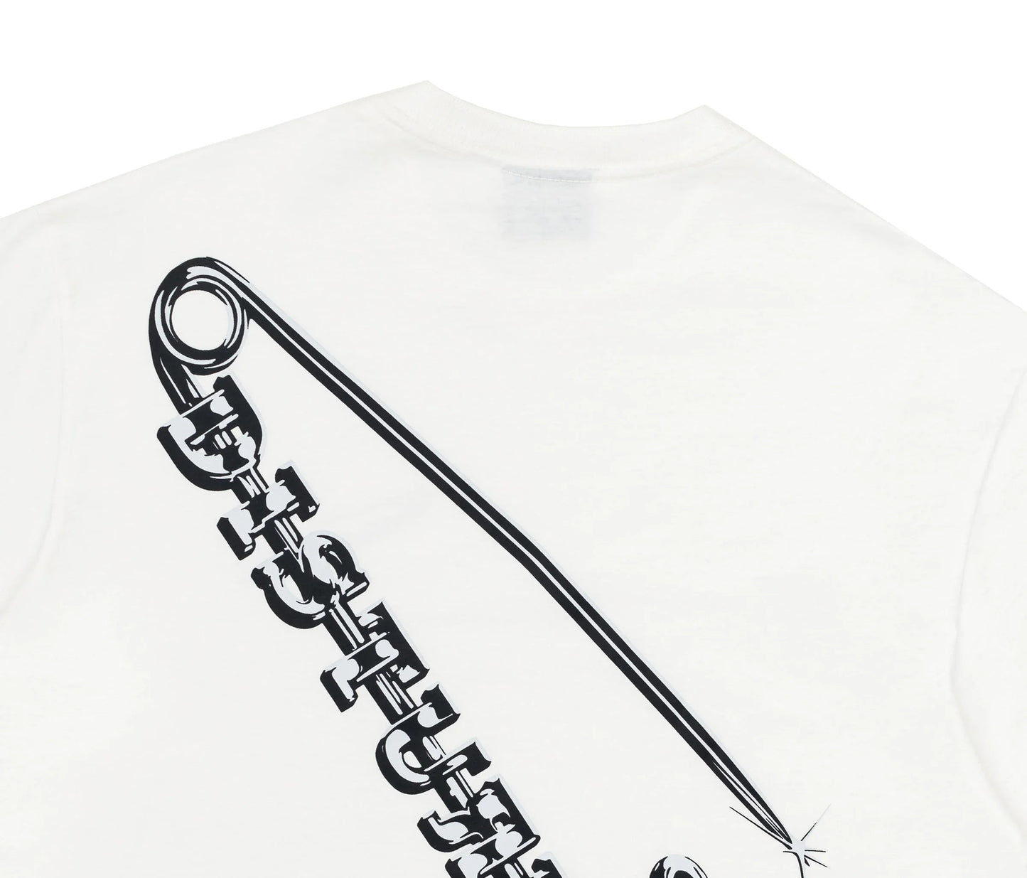 T-SHIRT SAFETY PIN OFF-WHITE