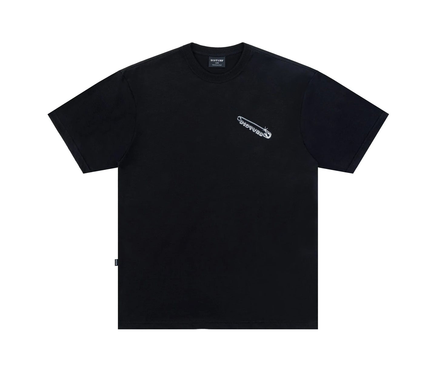 T-SHIRT SAFETY PIN BLACK
