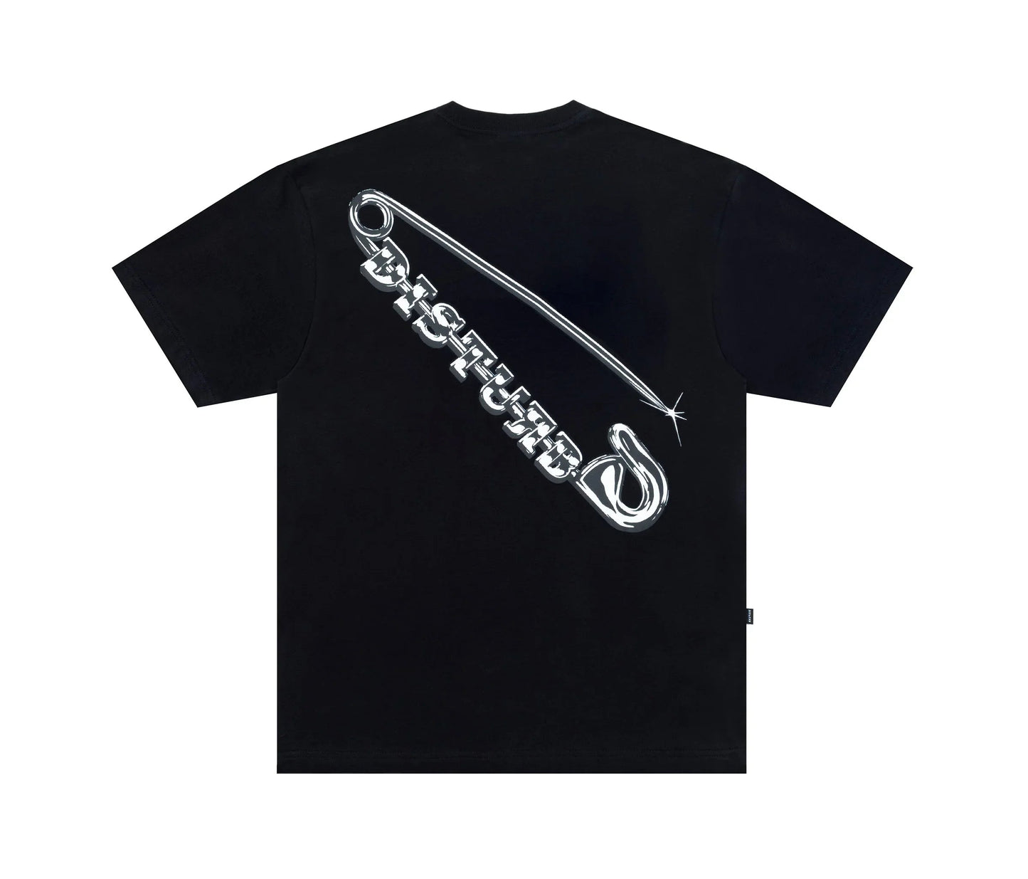 T-SHIRT SAFETY PIN BLACK