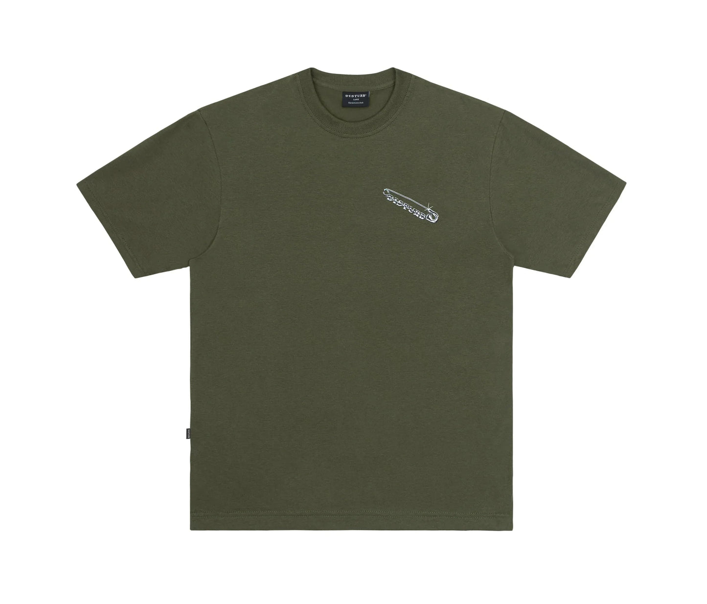 T-SHIRT SAFETY PIN DARK GREEN