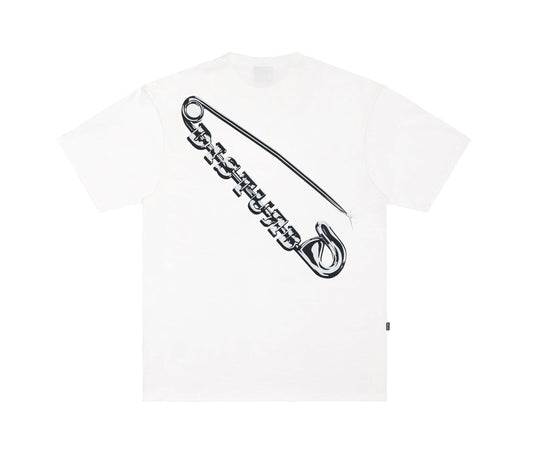 T-SHIRT SAFETY PIN OFF-WHITE