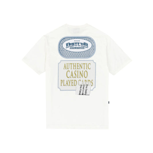 T-SHIRT PLAYED CARDS OFF-WHITE