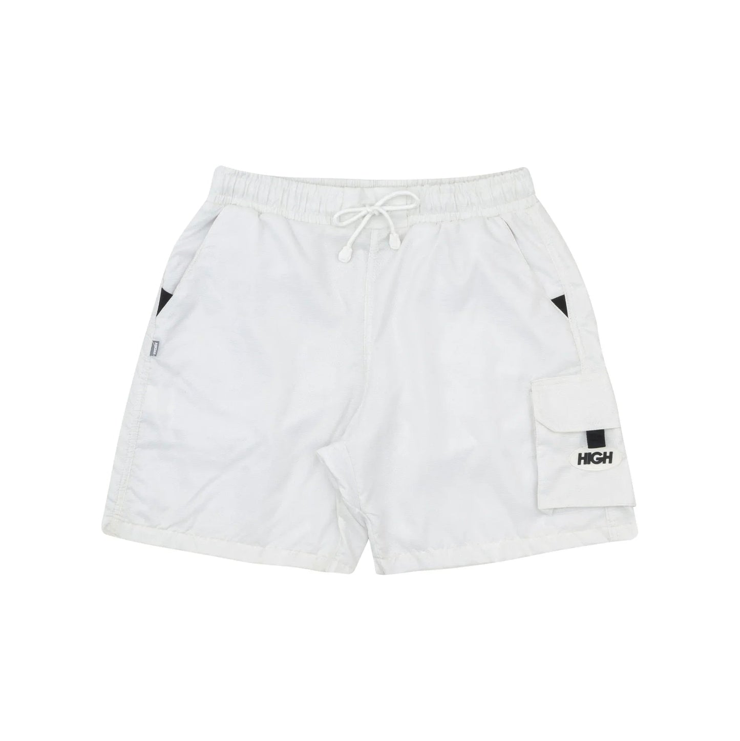 Oval Cargo Ripstop Shorts White