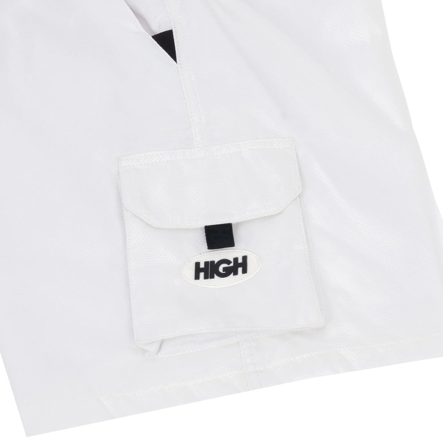 Oval Cargo Ripstop Shorts White