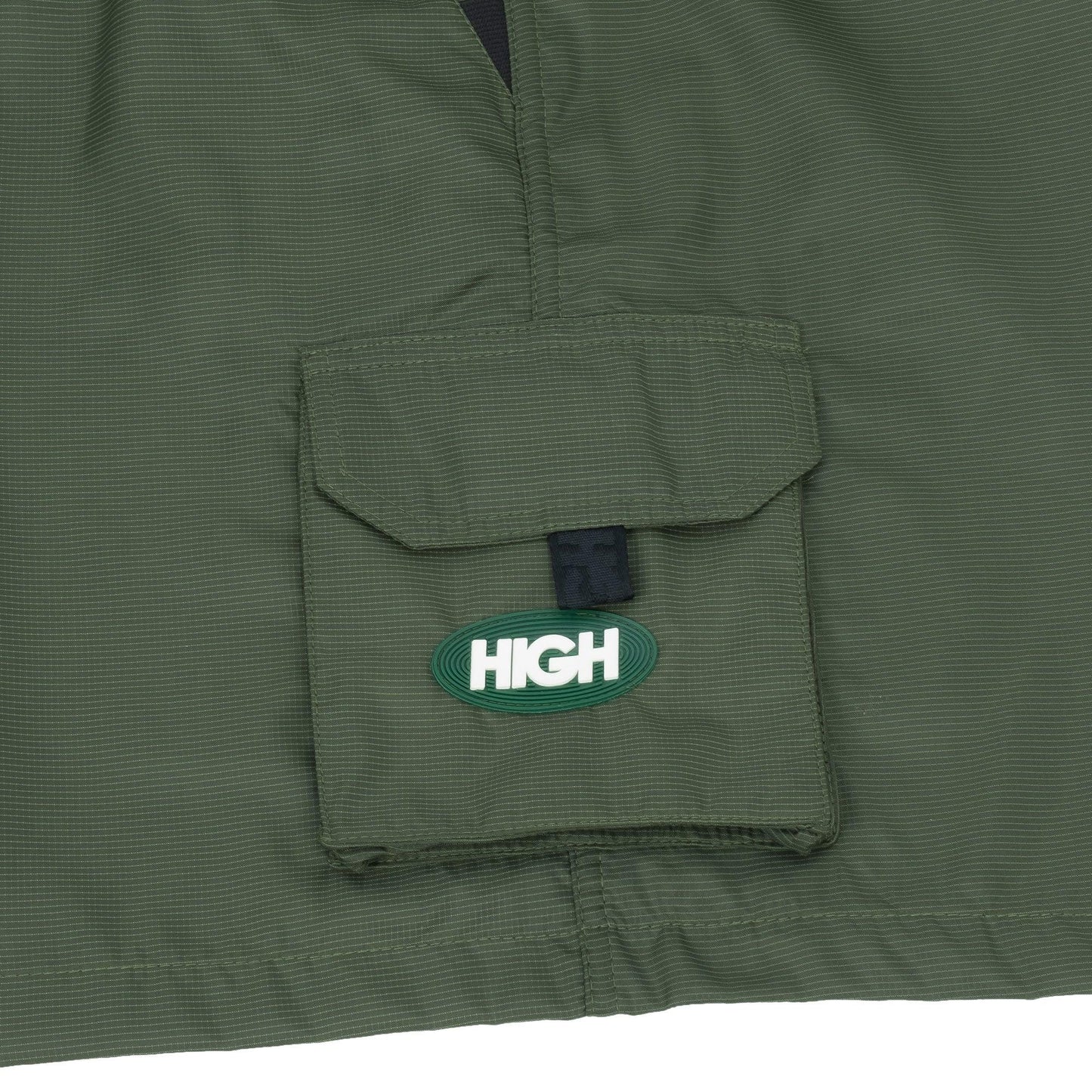 Oval Cargo Ripstop Shorts Swamp Green